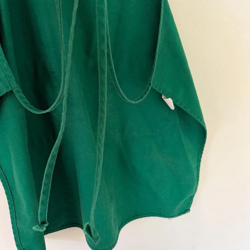 Starbucks Barista Green Bib Apron Embroidered Siren Logo Two Pockets Adjustable